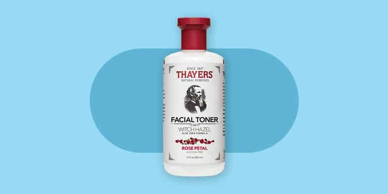 Thayers Alcohol-Free Rose Petal Witch Hazel Facial Toner for Acne Redness