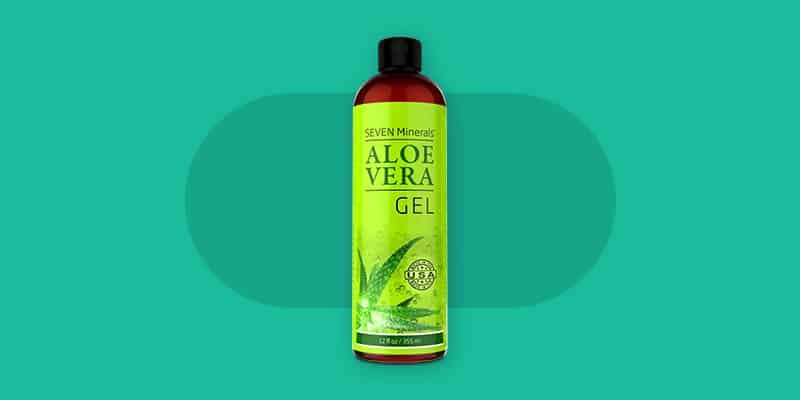 Organic Aloe Vera Lotion for Sunburns