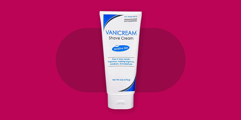 vanicream gentle shaving cream for sensitive skin