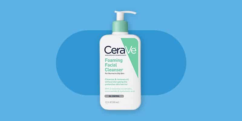 CeraVe Foaming Cleanser for Blackheads on Breasts