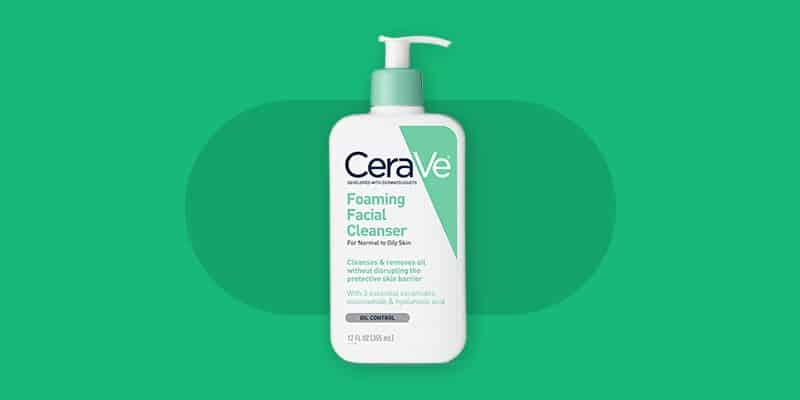 Cerave Foaming Facial Cleanser for Underarm Blackheads