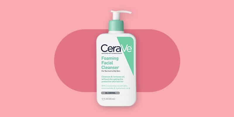 CeraVe Foaming Facial Cleanser (Leg Blackheads and Leg Pimples)