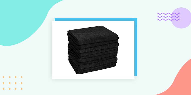Eurow Microfiber Super Soft Professional Salon Bleach Safe & Benzoyl Peroxide Resistant Hair Drying Towels